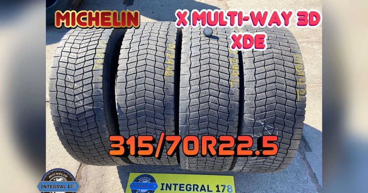 Michelin Грузовые шины бу 315/70/225 Michelin арт.0/2444