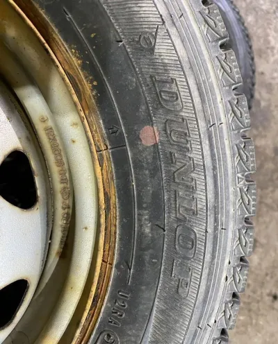 Шины бу 145R12C 6PR LT Dunlop арт.0/2672 — фото 8