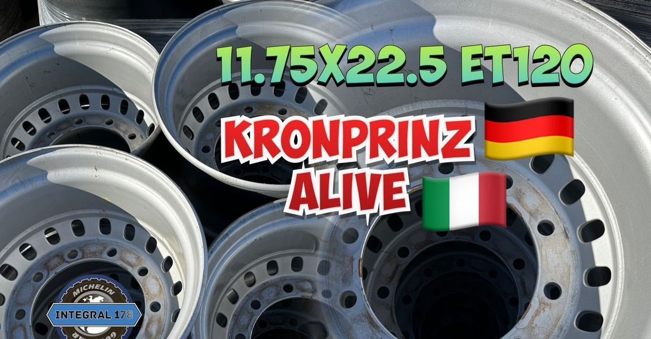Kronprinz Штампованные диски Kronprinz 1713583 11.75×R22.5 10×335