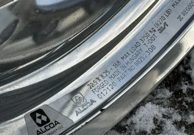 Кованые диски Alcoa Dura-Bright 8.25×R22.5 10×335 — фото 6