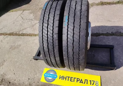 Рулевые шины бу Dunlop 225 225/80r17.5 0/4059 — фото 2