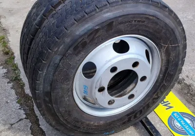 Рулевые шины бу Dunlop 225 225/80r17.5 0/4059 — фото 5