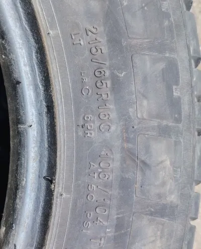 Шины бу Michelin 215/65r16C 0/4018 — фото 10