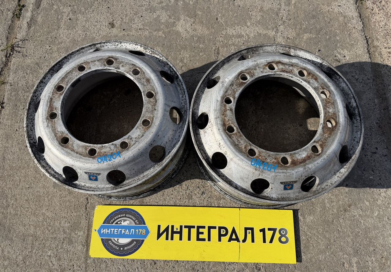 Литые диски Alcoa 81152x-81151x 9×R22.5 10×335
